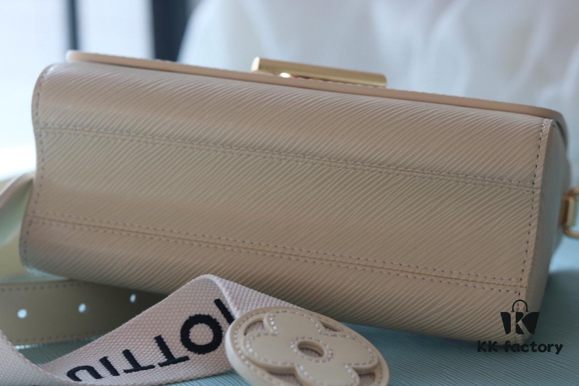 Latest European Version Top Quality Original LV Bloom Twist MM Handbag 500/M24044/M24043