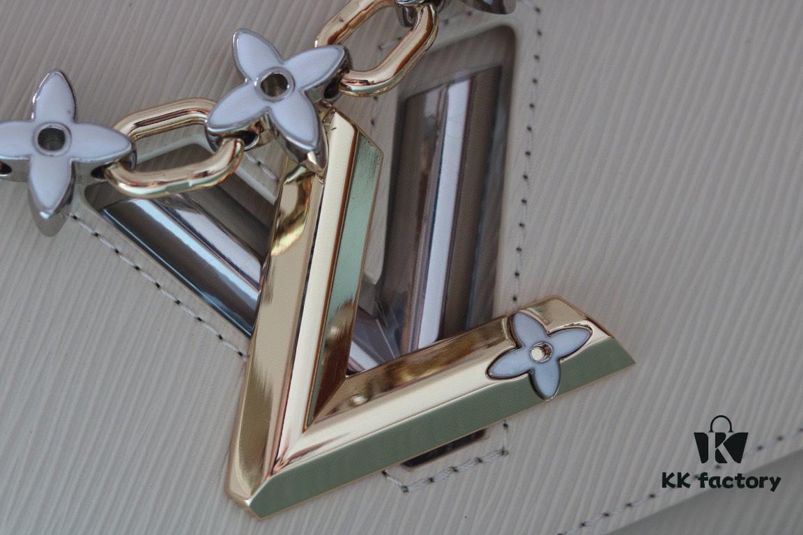 Latest European Version Top-Quality Original Twist MM LV Bloom Handbag