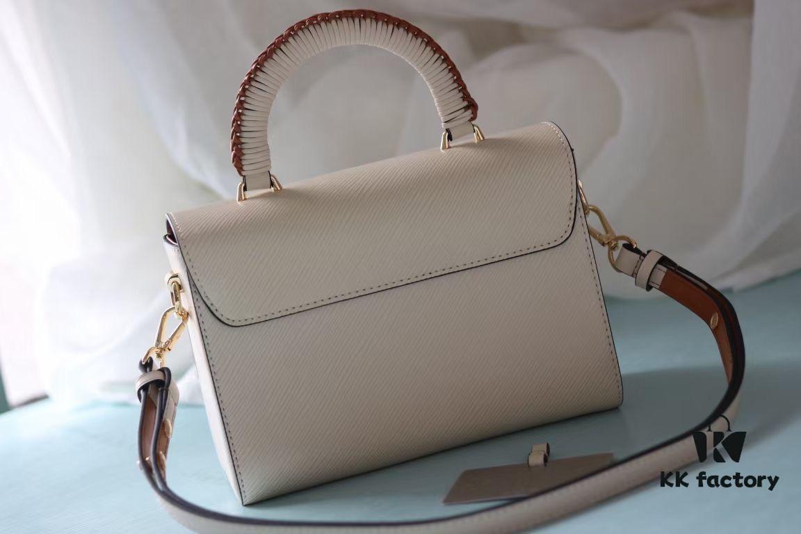 6930803f6e68136f4d9a77c7 Top Quality Original Version! Welcome to Compare Prices! Model No.: 50392/22229/22236. This LV Twist Medium Bag is crafted from Epi grained leather, featuring woven leather wrapping around the LV Twist lock and top handle, adding a touch of elegance to its striking design. The detachable and adjustable shoulder strap allows versatile carrying options—short shoulder, long shoulder, or crossbody wear.