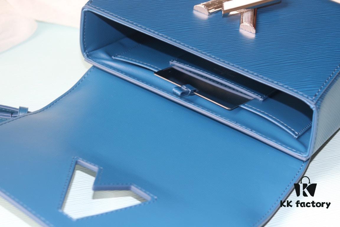 LV 2023 Twist Collection Medium Handbag - Epi Leather with Rhinestones and Enamel