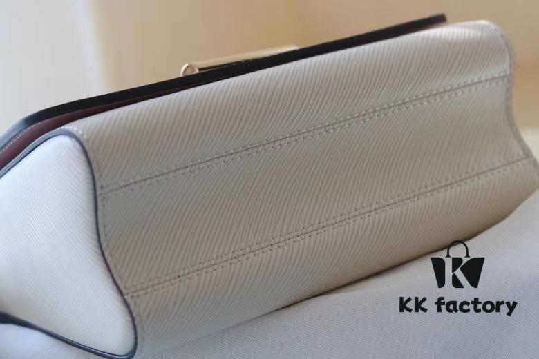 Latest Twist Best-Selling Model No. 50385/20846/20840/20834/50280 – Medium Twist Bag in Grained Epi Leather with LV Twist Lock