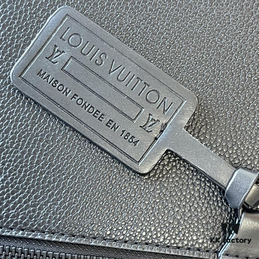 Upgraded 160 M69837 M40504 M40505 Black Full Leather Clutch iPad Case