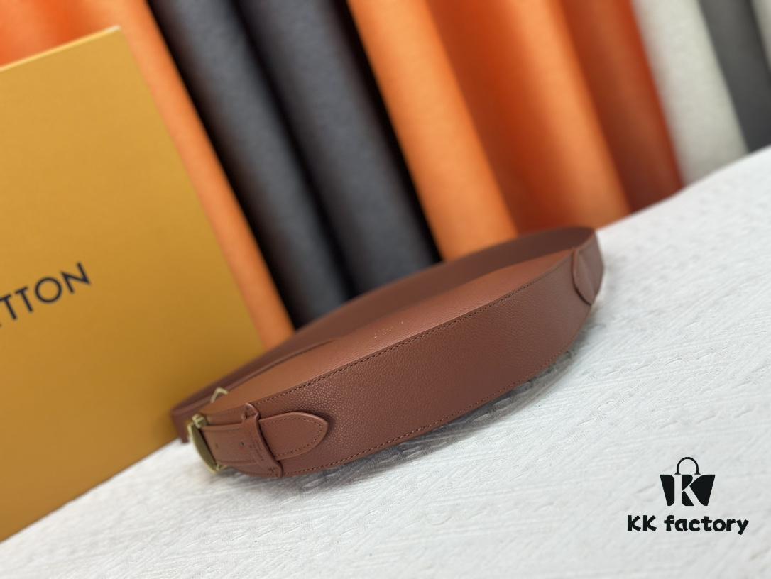 Low Key Bumbag in Soft Smooth Calfskin with LV Engraved Padlock and Suede Lining