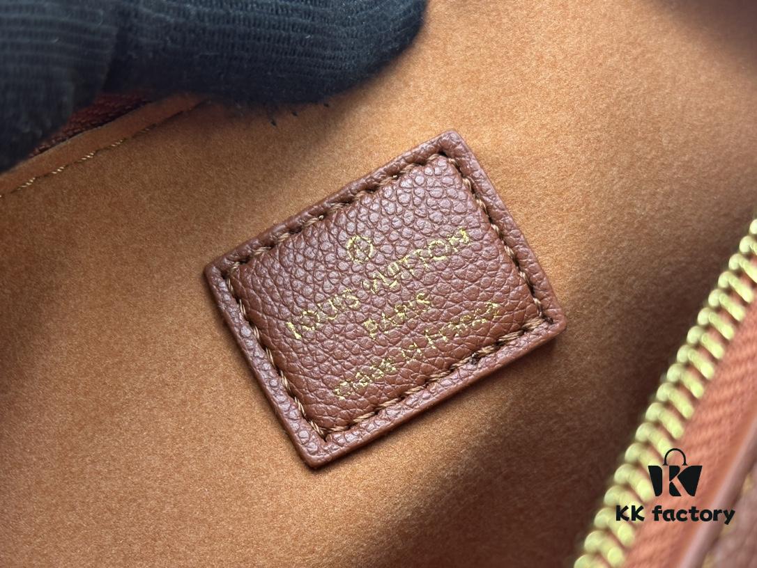 Low Key Bumbag in Soft Smooth Calfskin with LV Engraved Padlock and Suede Lining