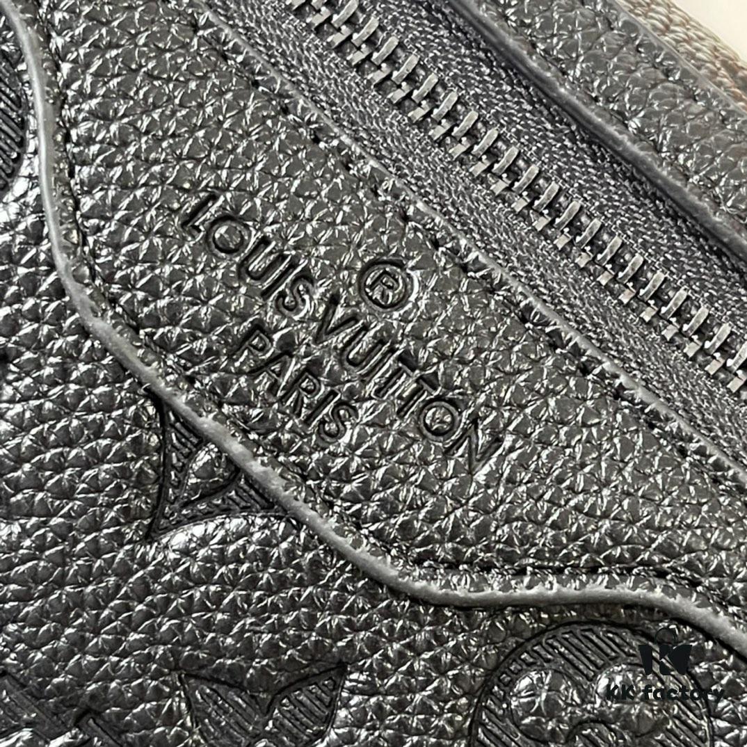 Upgraded 210 M25121 M12517 Latest Voyager Small Satchel Bag in Monogram Shadow Cowhide Leather