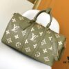 M46670 Black M46671 Green Keepall Bandoulière 45 in Monogram Empreinte Embossed Leather