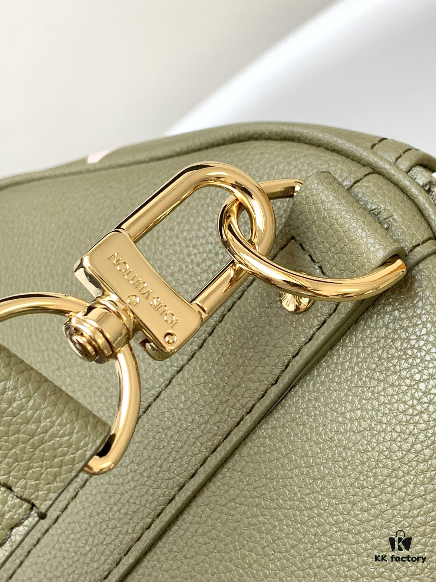 M46670 Black M46671 Green Keepall Bandoulière 45 in Monogram Empreinte Embossed Leather