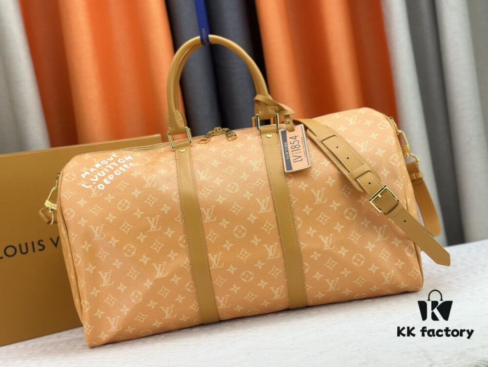 M13186 M41416 Re-encoded Chip, Top-Quality Original Order Louis Vuitton LV 24FW Monogram New Yellow Monogram Series Messenger Bag Montsouris Crossbody Bag Keepall 50 Travel Bag Multiple Classic Styles
