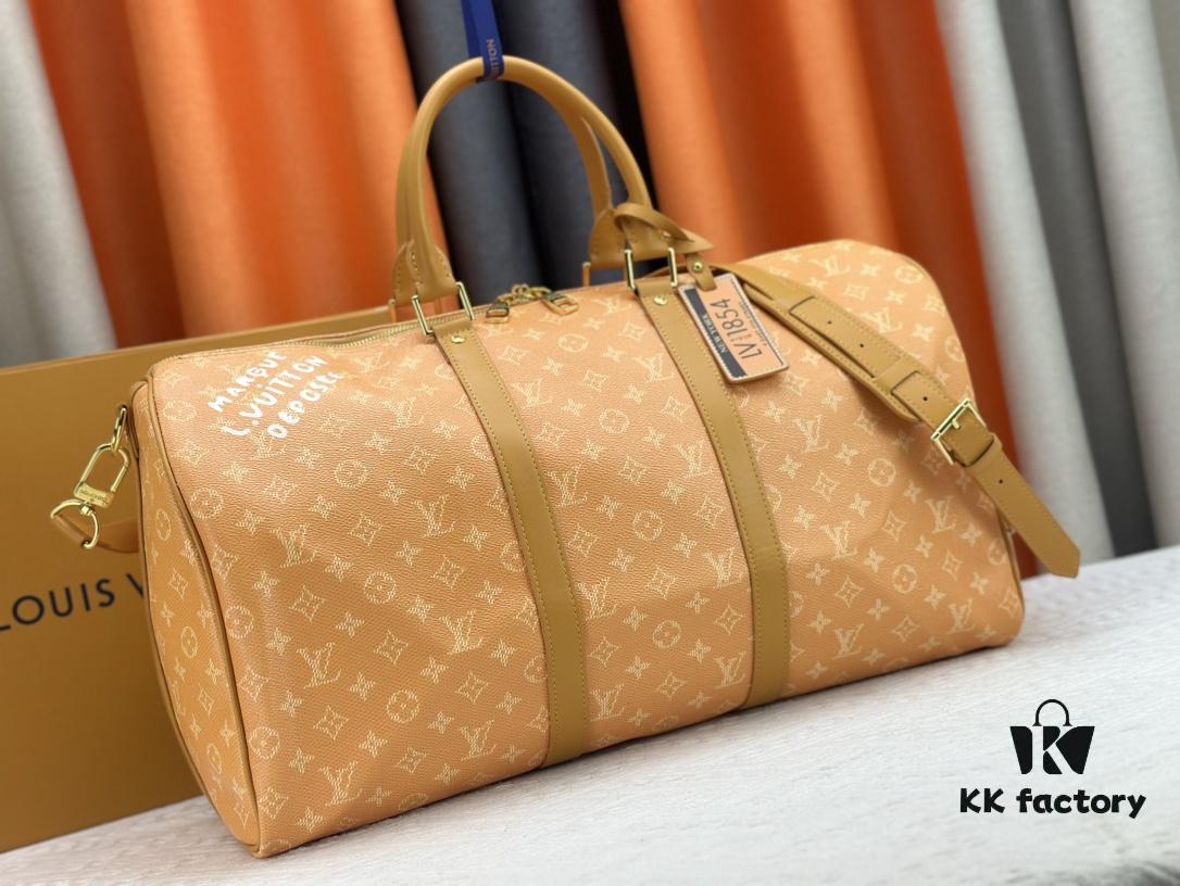 M13186 M41416 Re-encoded Chip, Top-Quality Original Order Louis Vuitton LV 24FW Monogram New Yellow Monogram Series Messenger Bag Montsouris Crossbody Bag Keepall 50 Travel Bag Multiple Classic Styles