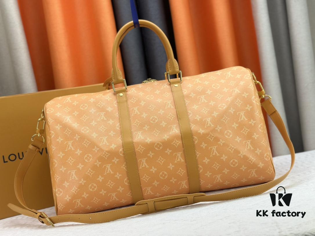 M13186 M41416 Re-encoded Chip, Top-Quality Original Order Louis Vuitton LV 24FW Monogram New Yellow Monogram Series Messenger Bag Montsouris Crossbody Bag Keepall 50 Travel Bag Multiple Classic Styles