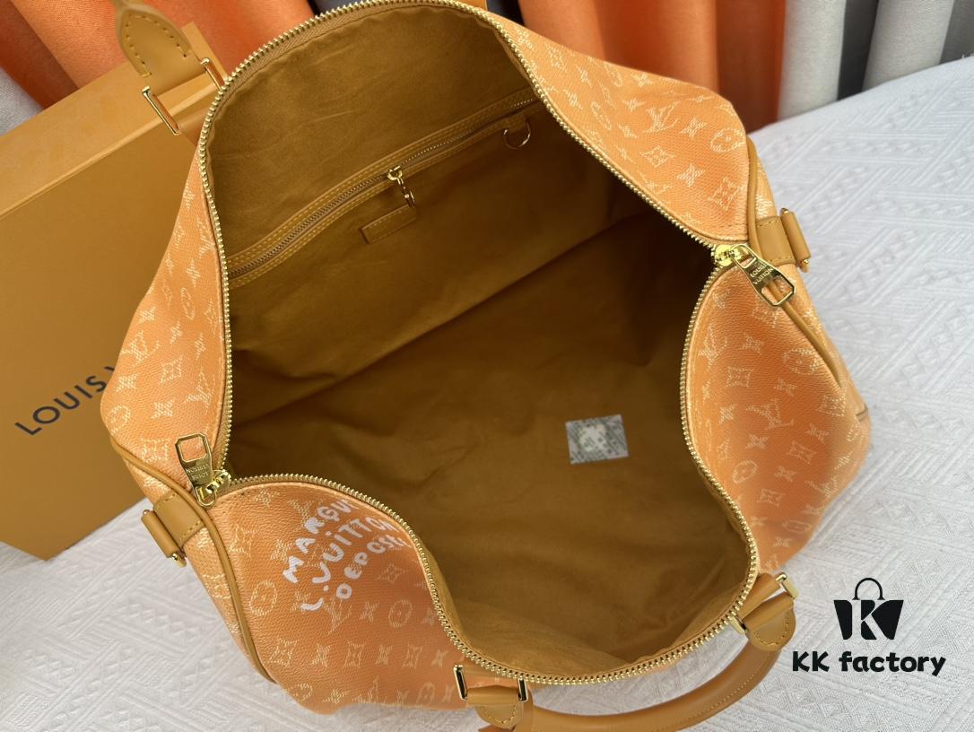 M13186 M41416 Re-encoded Chip, Top-Quality Original Order Louis Vuitton LV 24FW Monogram New Yellow Monogram Series Messenger Bag Montsouris Crossbody Bag Keepall 50 Travel Bag Multiple Classic Styles