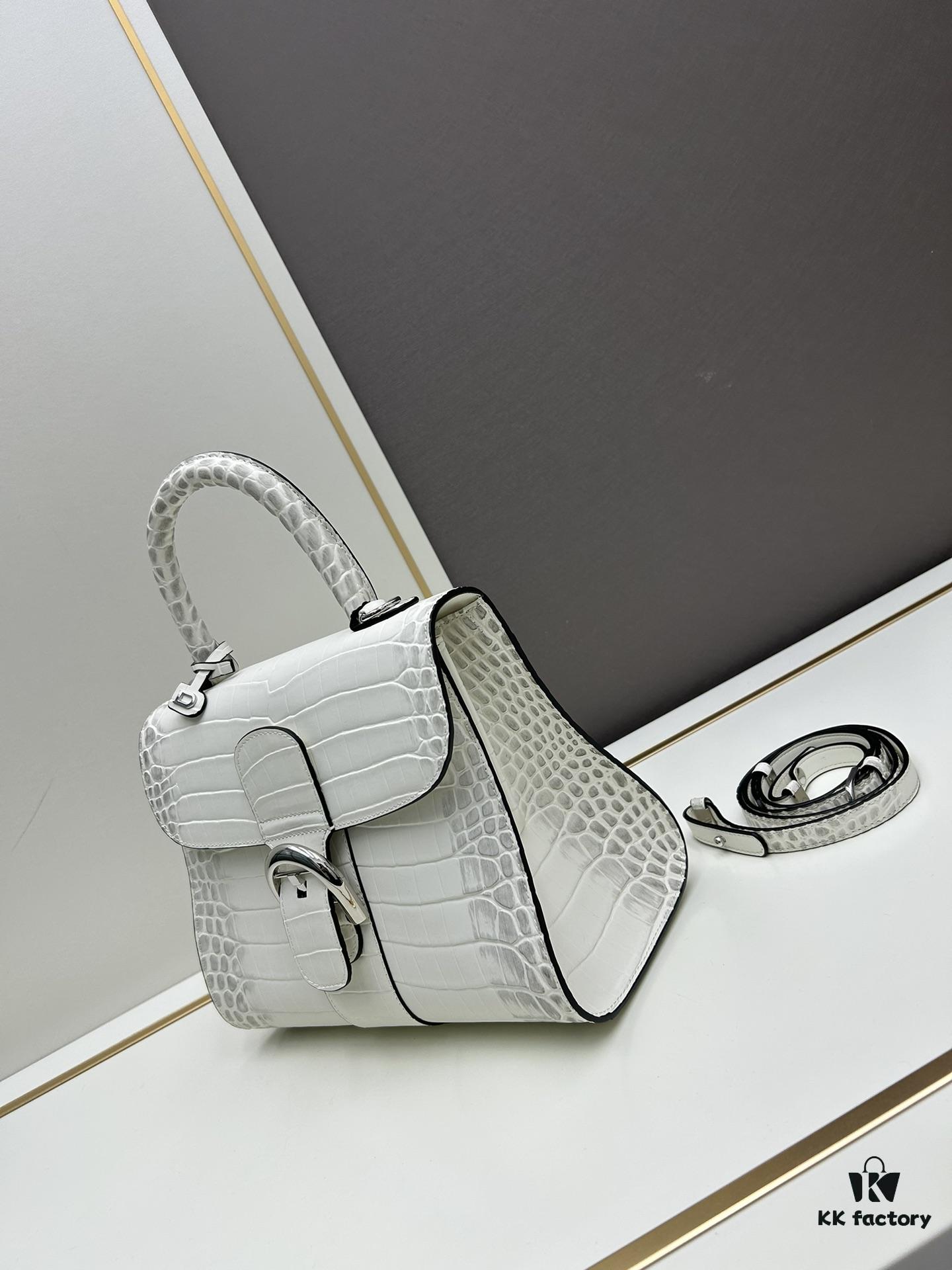 Luxuriously Unveiled 🔥 Crocodile-Embossed MM Size by Delvaux
