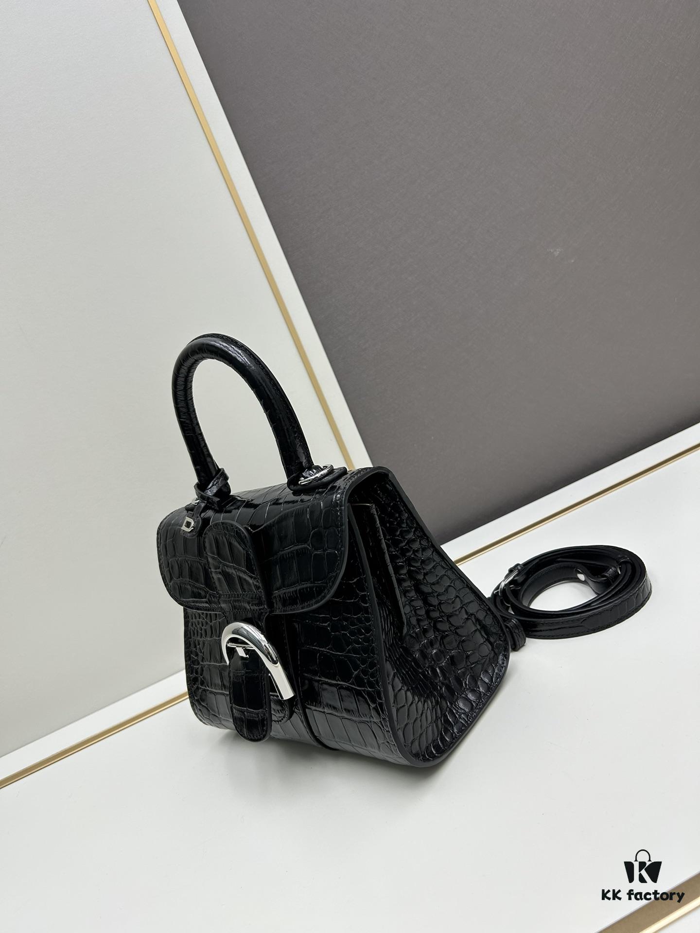 Luxuriously Unveiled 🔥 Crocodile-Embossed MM Size by Delvaux