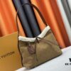 M11843 M46203 (Suede Leather with Digital Perforation Technique) CarryAll Small Bag from LV Ski Collection
