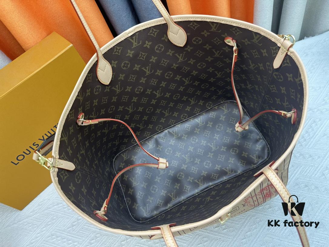 Authentic Item! Highly Acclaimed. LV's Latest Bestseller M40990 Large Size, Genuine Leather with Bronze Hardware, Real Photos Taken by Us. Welcome to Inquiry! Size: Large 40*33*20