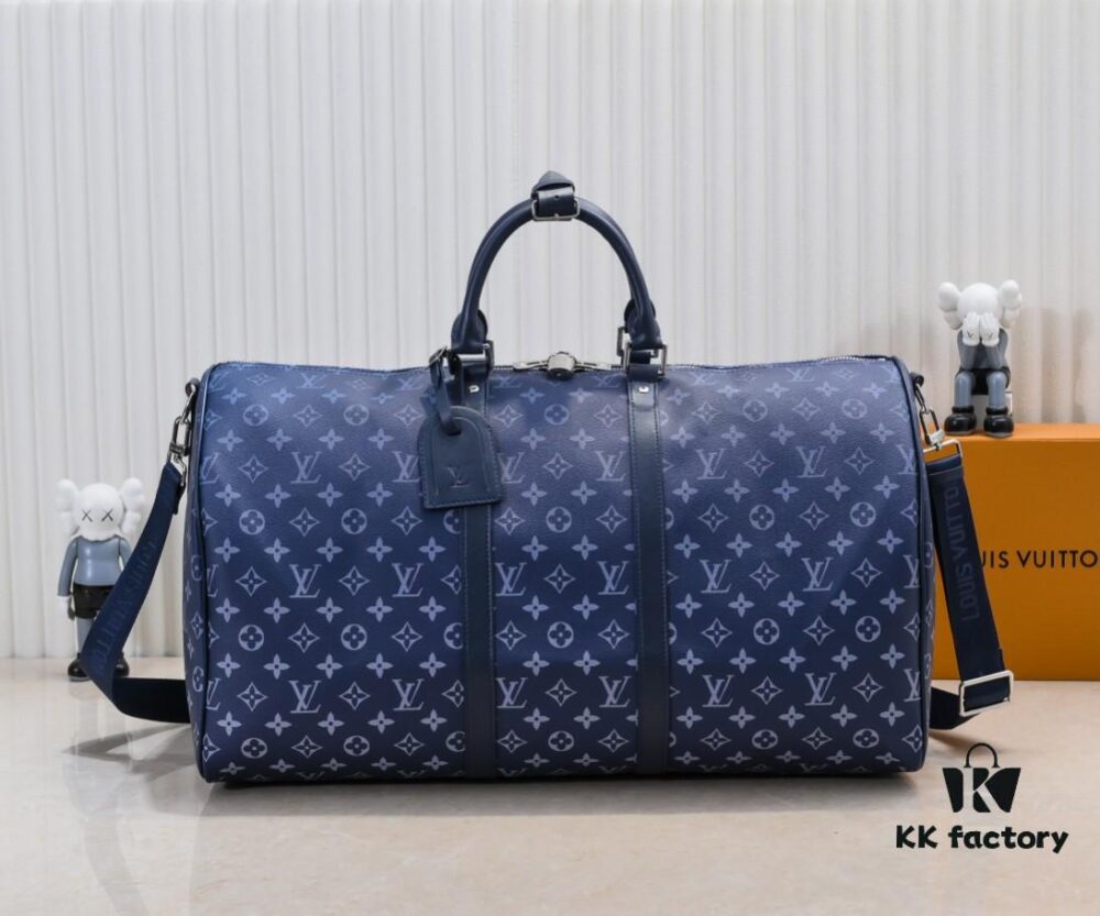 M11558 41416 41414 Black to Blue Gradient Green Louis Vuitton LV 24FW Monogram New Messenger Bag Montsouris Crossbody Keepall 55 Travel Bag