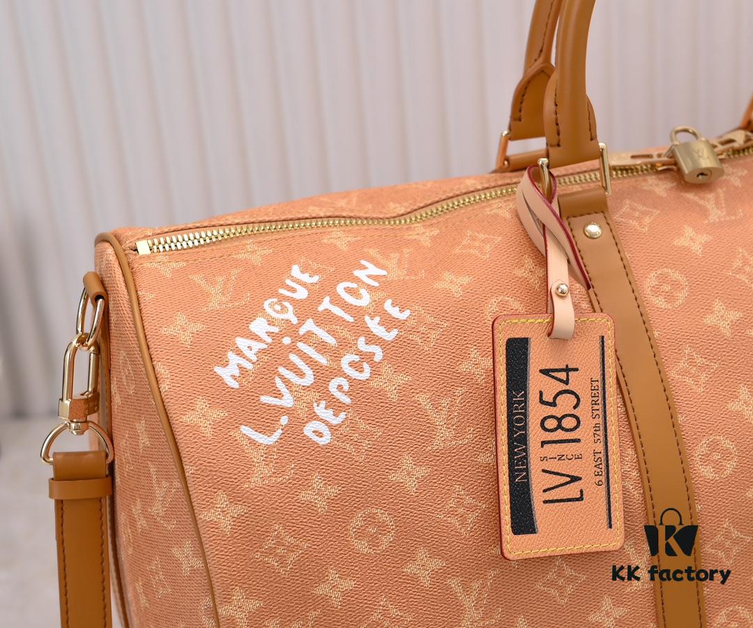 M13186 Variable Code Chip Top Quality Original Louis Vuitton LV 24FW Monogram New Yellow Vintage Collection Messenger Bag