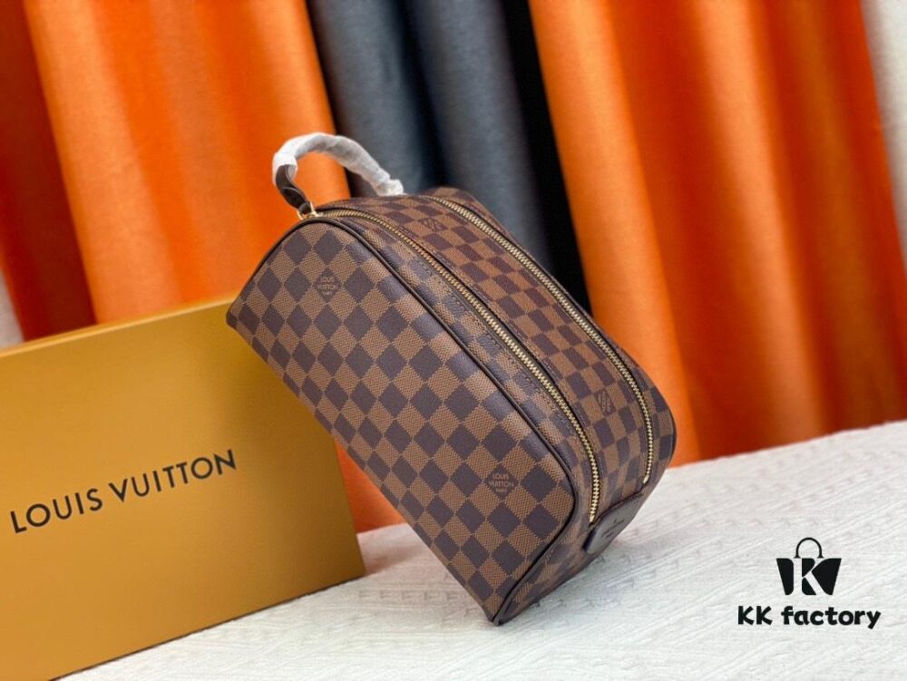 Exclusive Louis Vuitton Neymar-Inspired Dual-Zip Cosmetic Pouch - Soft Monogram Canvas, Highly Practical Celebrity Favorite
