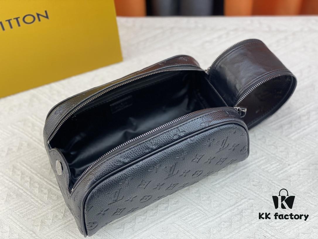 Exclusive Louis Vuitton Neymar-Inspired Dual-Zip Cosmetic Pouch – Soft Monogram Canvas, Practical & Celebrity-Favorite Design