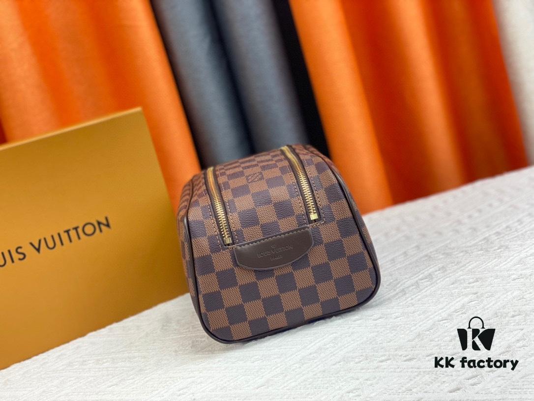 Exclusive Louis Vuitton Neymar-Inspired Dual-Zip Cosmetic Pouch - Soft Monogram Canvas, Highly Practical Celebrity Favorite