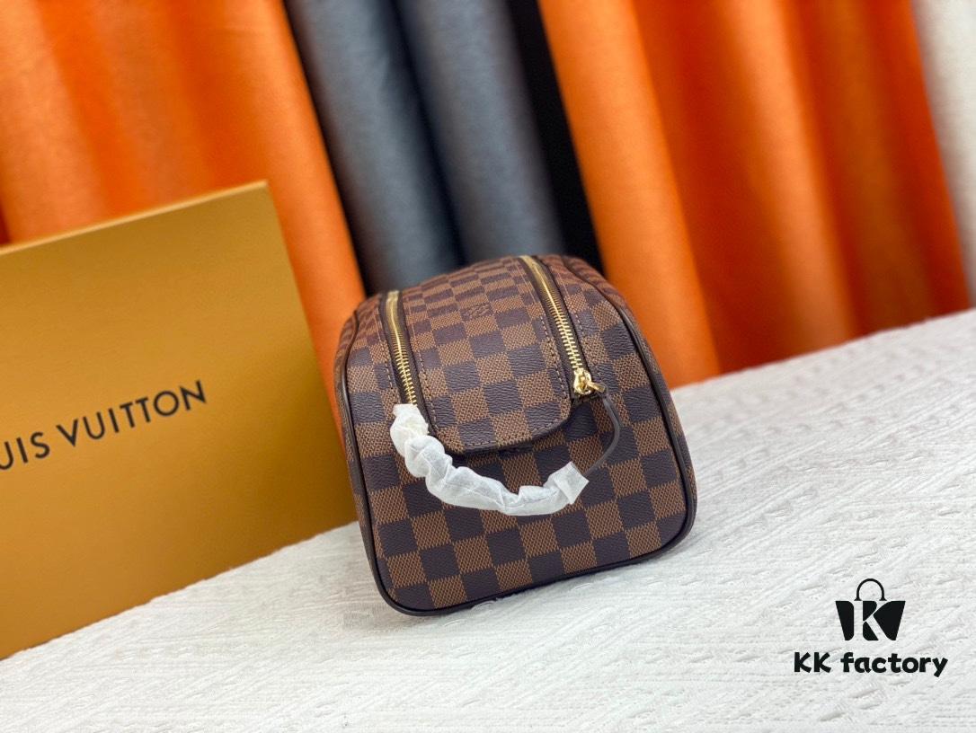 Exclusive Louis Vuitton Neymar-Inspired Dual-Zip Cosmetic Pouch - Soft Monogram Canvas, Highly Practical Celebrity Favorite