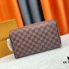 Exclusive Louis Vuitton Neymar-Inspired Dual-Zip Cosmetic Pouch - Soft Monogram Canvas, Highly Practical Celebrity Favorite