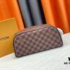 Exclusive Louis Vuitton Neymar-Inspired Dual-Zip Cosmetic Pouch - Soft Monogram Canvas, Highly Practical Celebrity Favorite