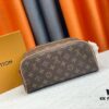 Exclusive Louis Vuitton Neymar-Inspired Double Zip Makeup Pouch – Soft Monogram Canvas, Practical Design Loved by Stars