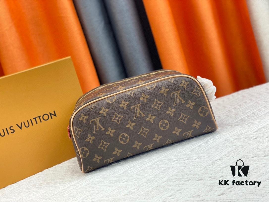 Exclusive Louis Vuitton Neymar-Inspired Double Zip Makeup Pouch – Soft Monogram Canvas, Practical Design Loved by Stars