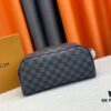 Exclusive Louis Vuitton Neymar-Inspired Dual-Zip Cosmetic Pouch – Soft Monogram Canvas, Highly Practical Design Loved by Stars