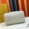 Exclusive Louis Vuitton Neymar-Inspired Dual-Zip Makeup Pouch – Soft Monogram Canvas, Highly Practical Celebrity Favorite