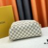 Exclusive Louis Vuitton Neymar-Inspired Dual-Zip Makeup Pouch – Soft Monogram Canvas, Highly Practical Celebrity Favorite