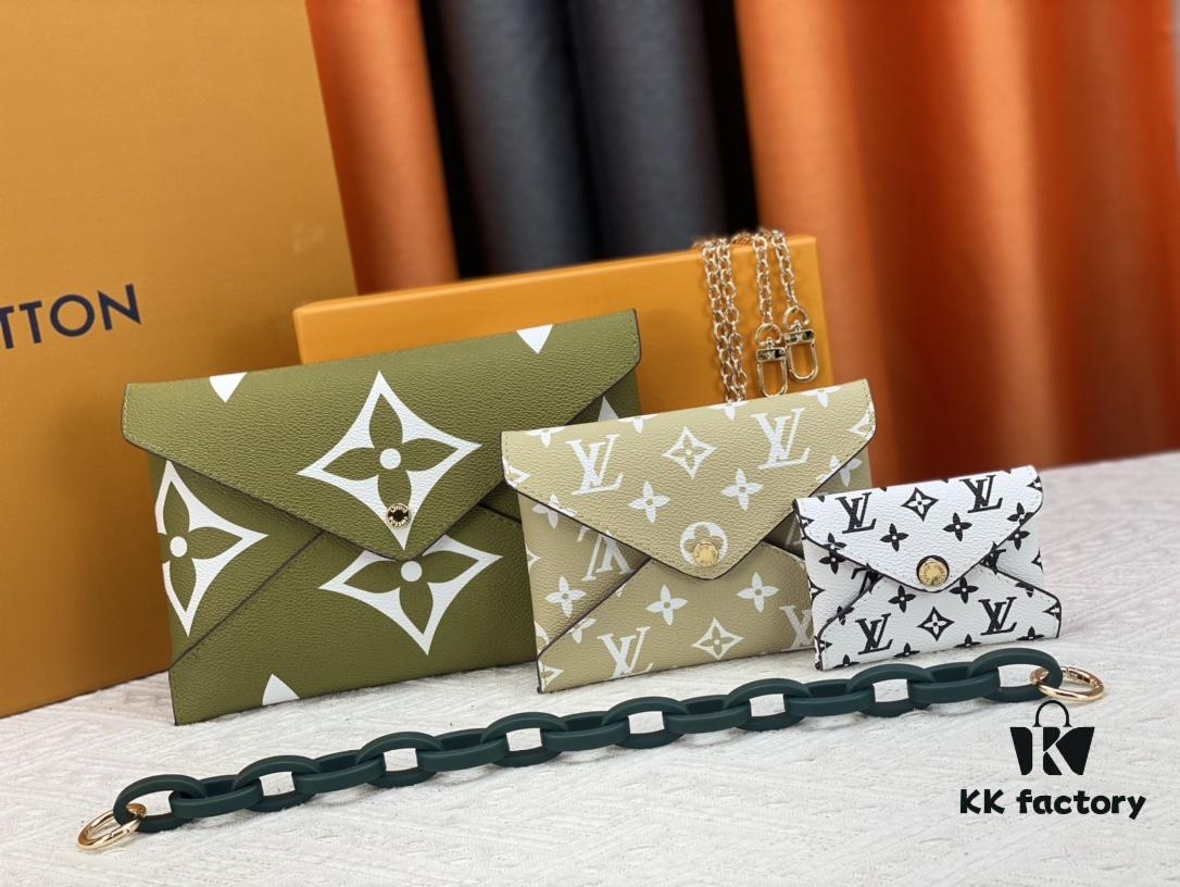 M67600 M62034 Hot Release 🔥 LV New Kirigami Three-Piece Clutch Set – One Purchase, Three Bags!