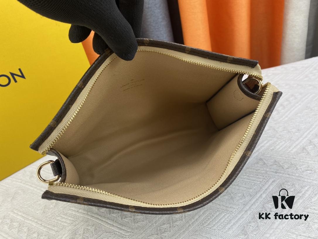 Authentic High-End Quality Exclusive Customization 💥 M47542 M67692 M47545 LV [Rose] Modified Official Website Toiletry Bag Super Hot Beautiful New Style LV Original Order Matching Pattern Quality 🌵 Classic Monogram Clutch Toiletry Bag ✌️ Ultra-High Quality Authentic Hardware 💧 Exquisitely Crafted with Unique Design Concept 👍🏻 Excellent Fit and Finish, Artisan Masterpiece Size 25x20.5