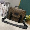 Upgraded Version 230 M46972 Monogram and Black Flower LV Trail Messenger Bag