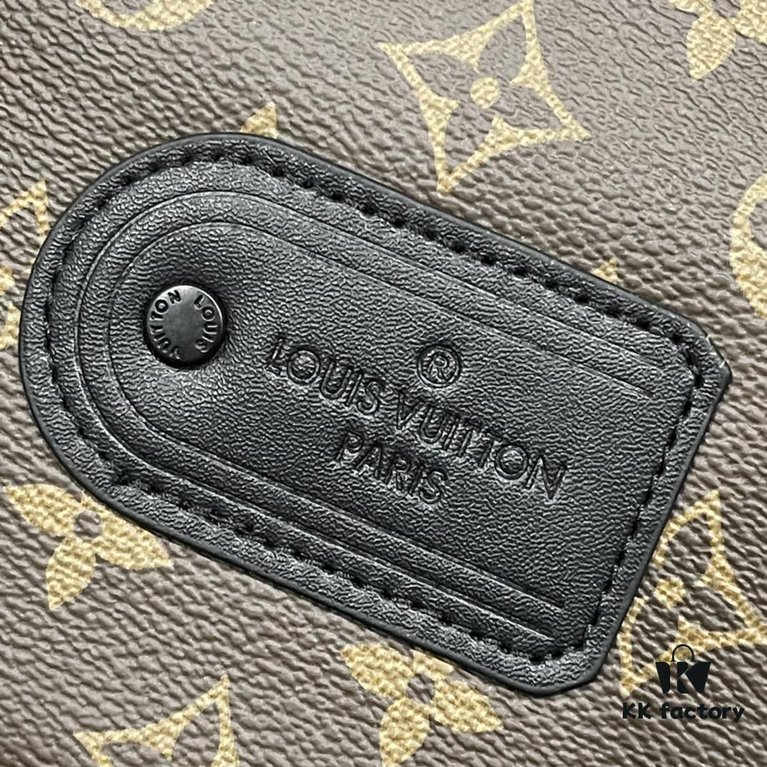 Upgraded Version 230 M46972 Monogram and Black Flower LV Trail Messenger Bag