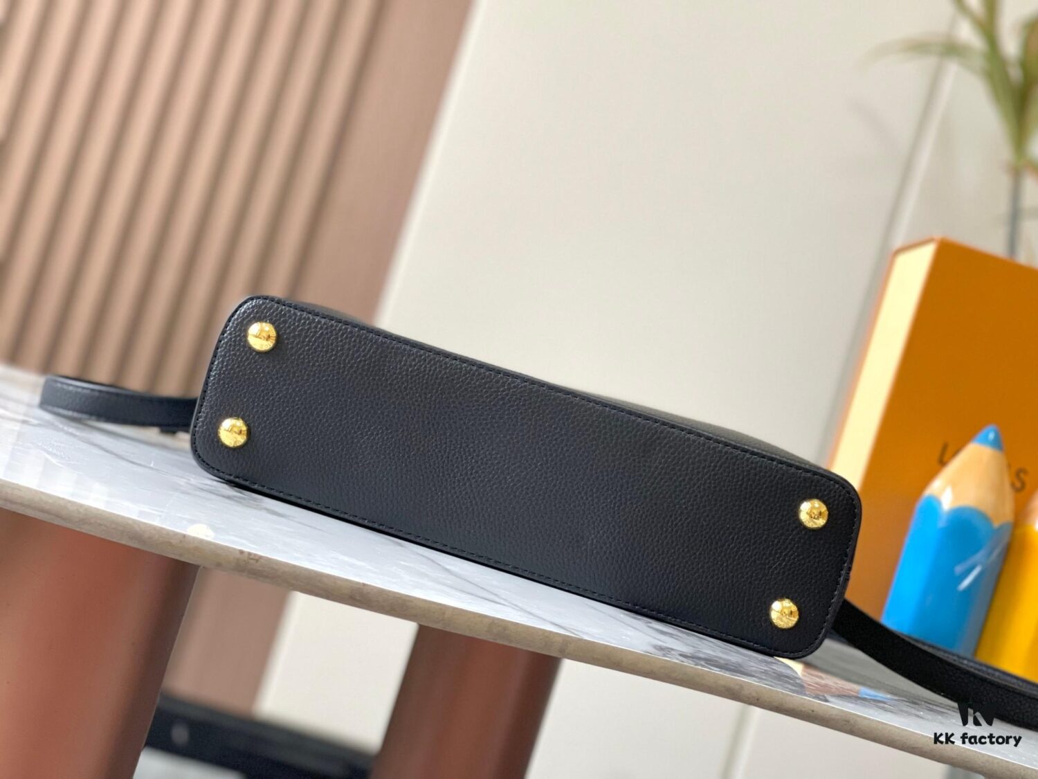 Upgraded M24664 Capucines East West Medium Handbag