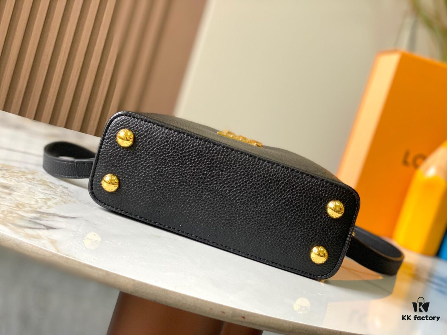 Upgraded M24671 Capucines East West Mini Bag