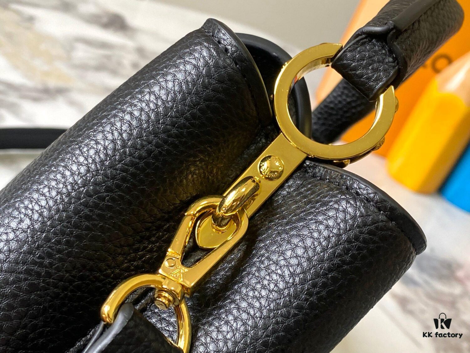 Upgraded M24671 Capucines East West Mini Bag