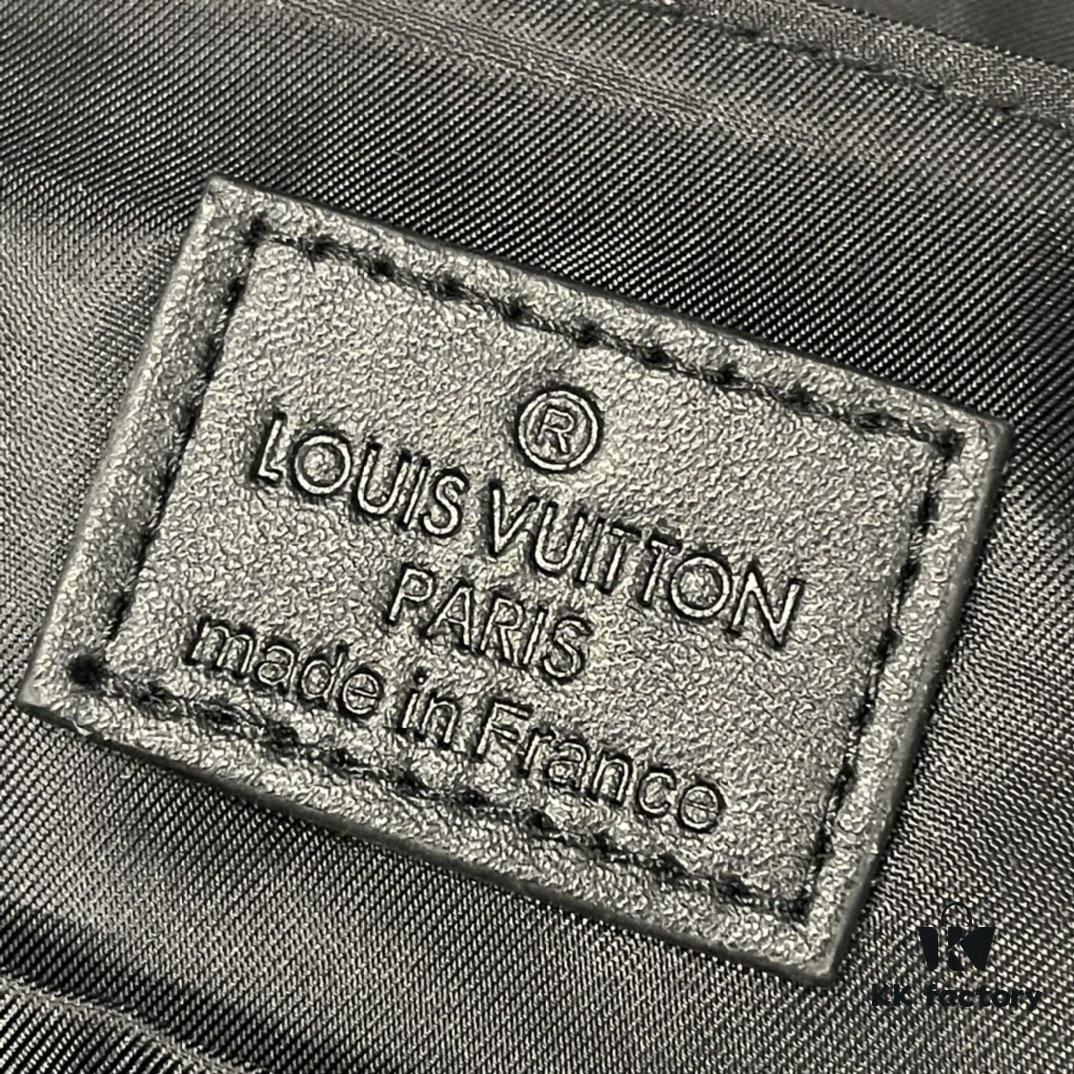 Upgraded Version 230 M46972 Monogram and Black Flower LV Trail Messenger Bag