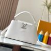 Upgraded M24664 Capucines East West Medium Handbag from the LV Crush Collection