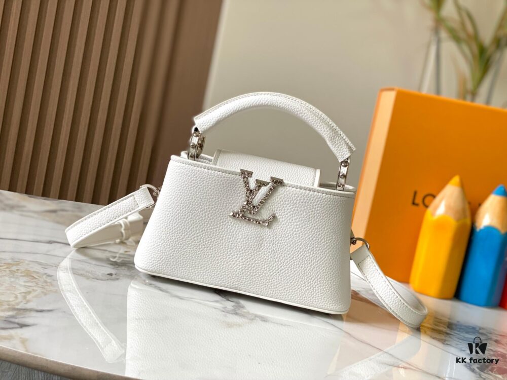 Upgraded M24671 Capucines East West Mini Bag