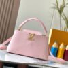 Upgraded M24664 Capucines East West Medium Handbag from the LV Crush Collection