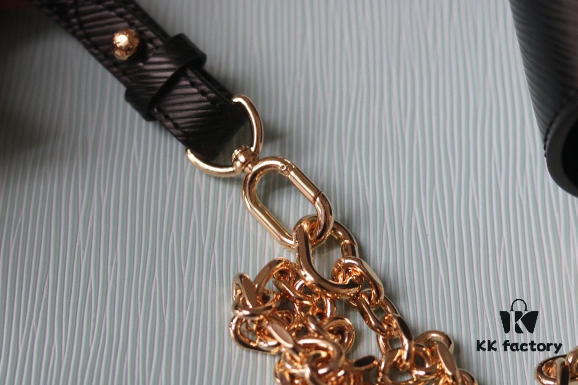 New Arrival Top Quality Original LV Twist West Handbag in Epi Grain Leather