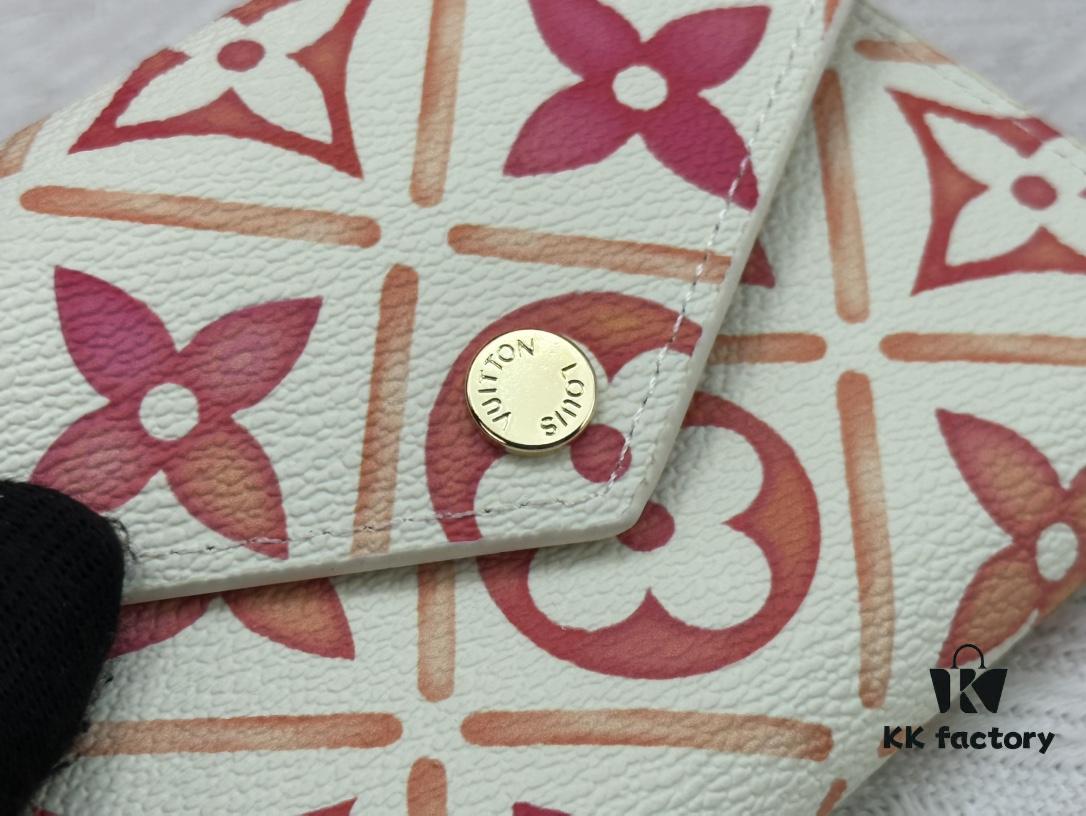 M83623 Magenta Victorine Wallet for LV By the Pool Summer Collection