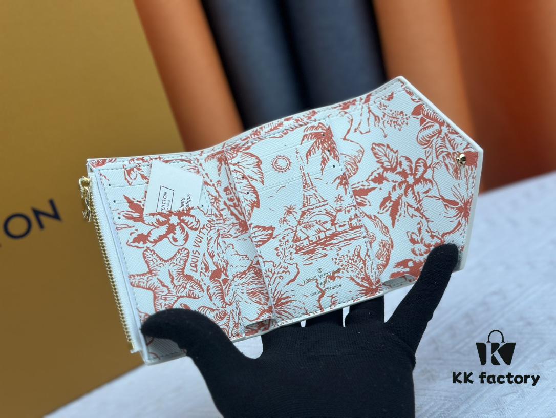 M83623 Magenta Victorine Wallet for LV By the Pool Summer Collection