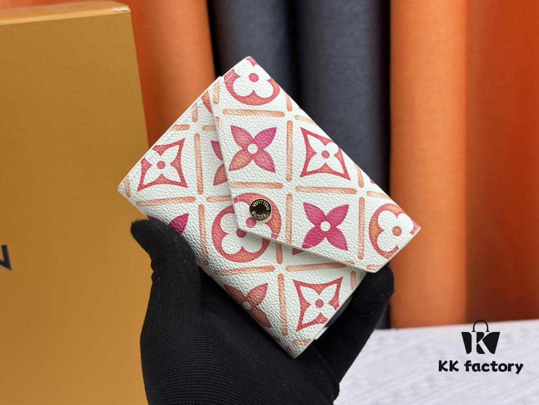 M83623 Magenta Victorine Wallet for LV By the Pool Summer Collection