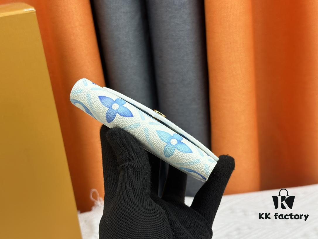 M83623 Blue Victorine Wallet for LV By the Pool Summer Collection