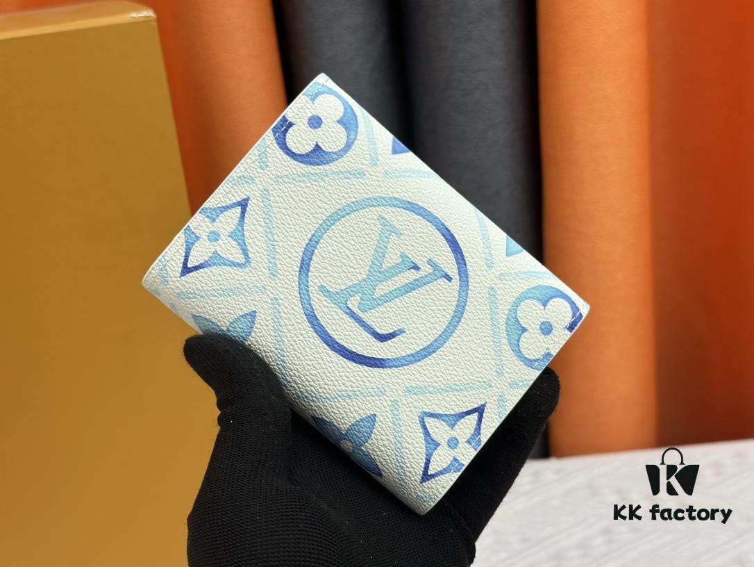 M83623 Blue Victorine Wallet for LV By the Pool Summer Collection