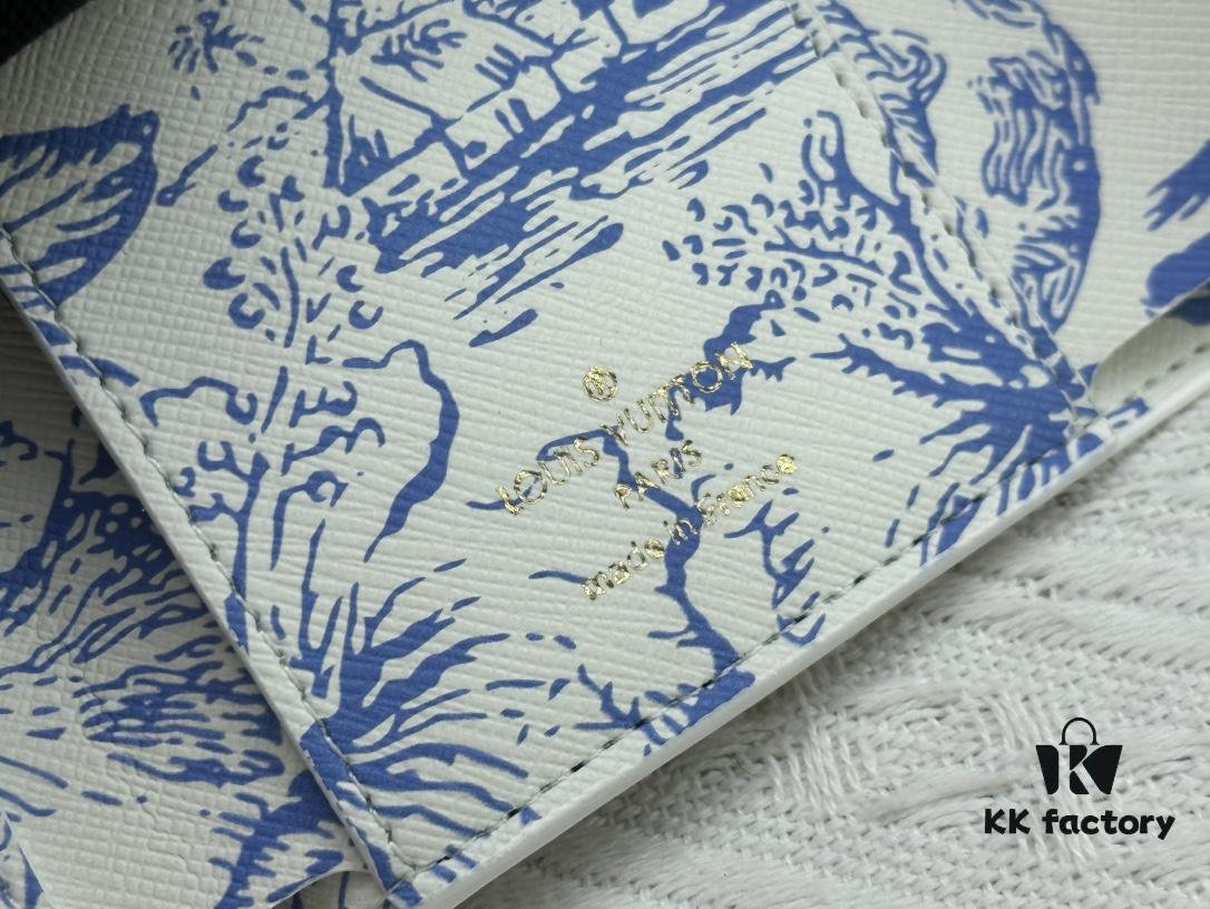 M83623 Blue Victorine Wallet for LV By the Pool Summer Collection